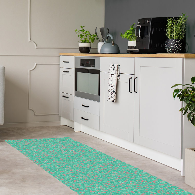 Chenille Floral Indoor Rug, Runner 2'6" x 8'