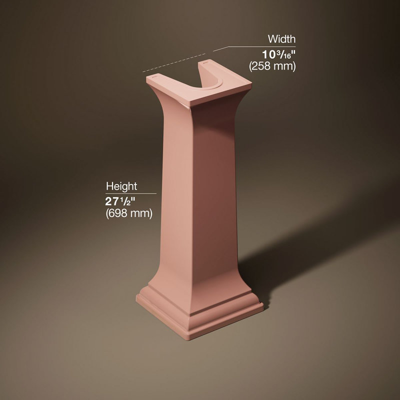 Piédestal de lavabo de salle de bain Memoirs seulement, Pêche