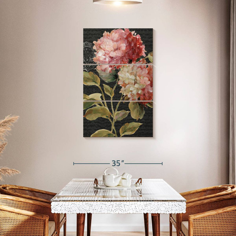 Harnek Harmonious Hydrangeas, 45" H x 28" W