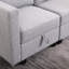 Canapé modulaire convertible modulaire avec siège de rangement Canapé modulaire en U à 4 places avec méridienne modulaire réversible-256293730