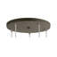 Luminaire suspendu tambour grappe 5 lumières Romona-1734378727-1734378779