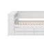 Lit de jour double avec tablettes de rangement, tiroirs, lit gigogne, station de charge, bureau et armoire-1346184454