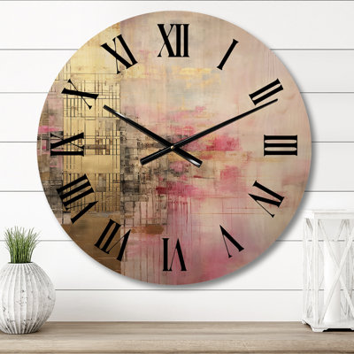 Horloge murale en bois massif Antonasia
