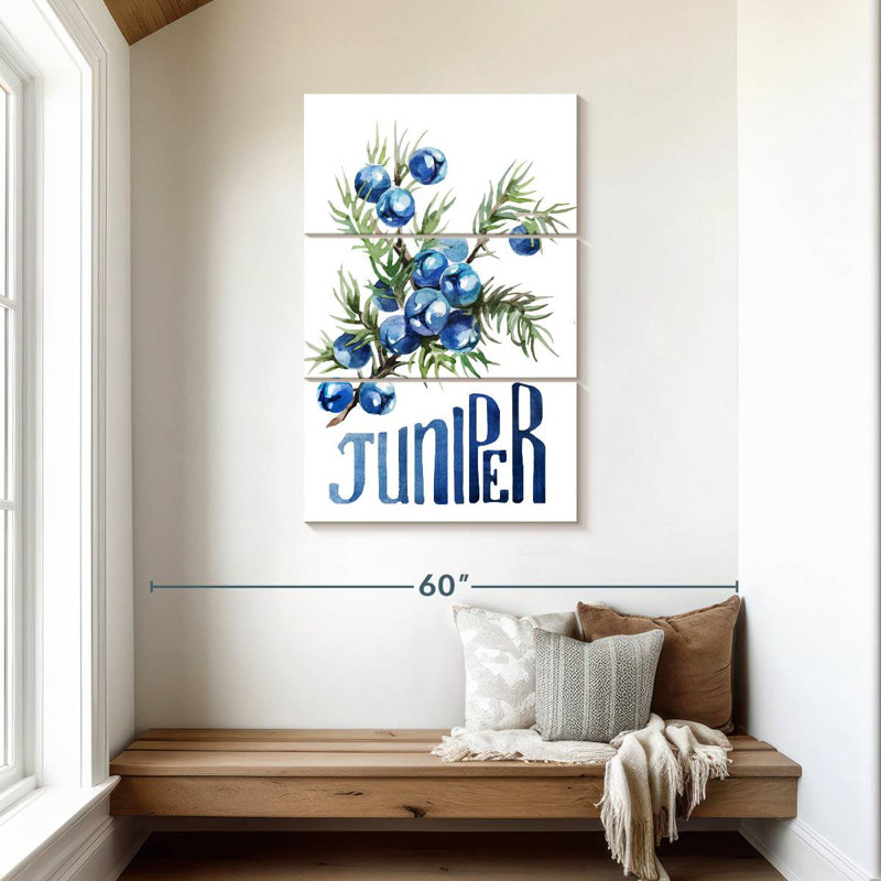 Yarlin Juniper Berries, 45" H x 28" W