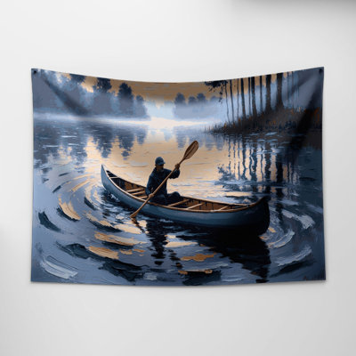 Tapisserie murale Sports Canoeing