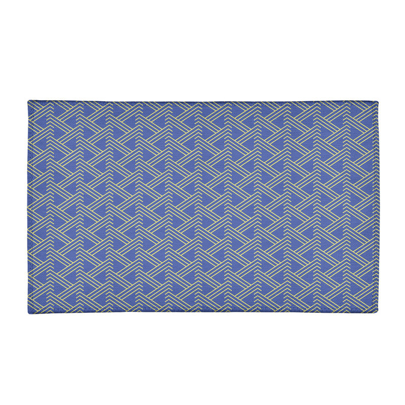 Chenille Geometric Indoor Rug, Rectangle 4' x 6'