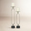 2-Piece Genuine Marble Candlestick Set