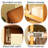 Bamboo Folding Table, Space-saving Computer Desk