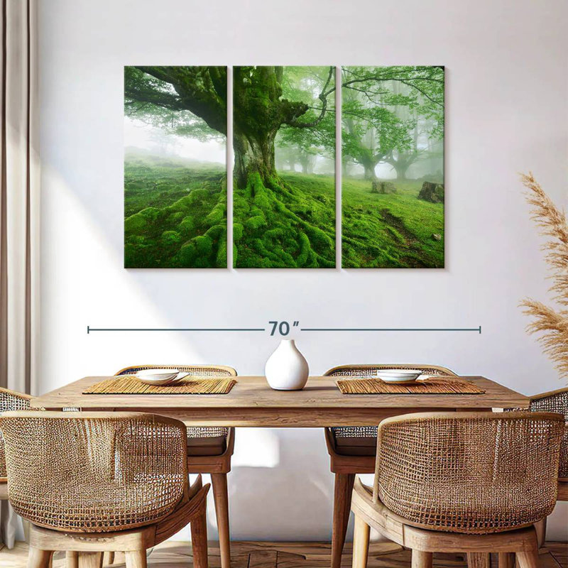 Harnek Mossy Tree, 36" H x 57" W