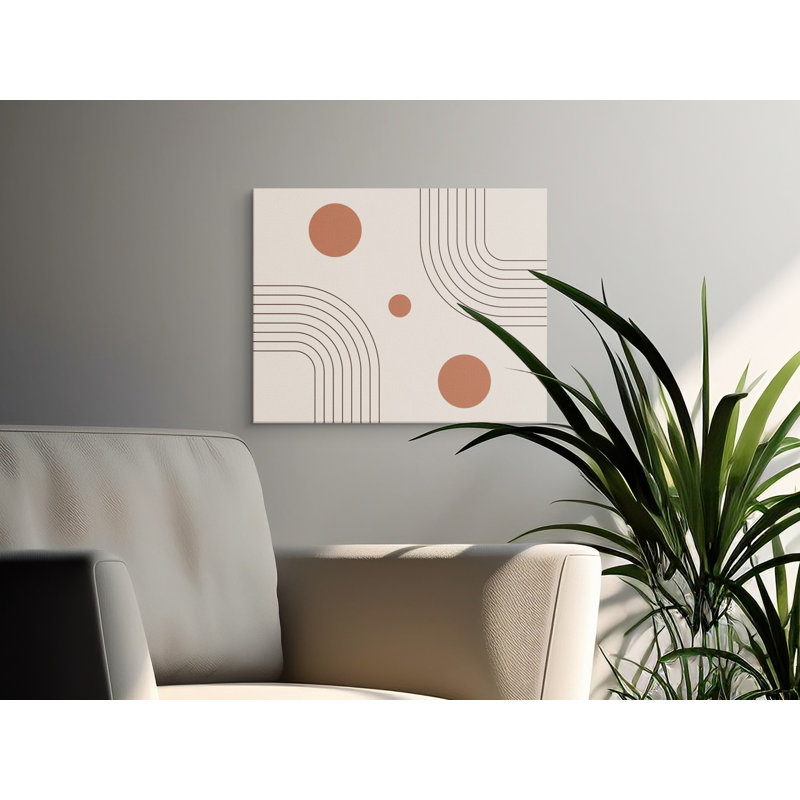 Wrapped Canvas Print Set, 20.32 cm H x 25.4 cm W, Brown/Black