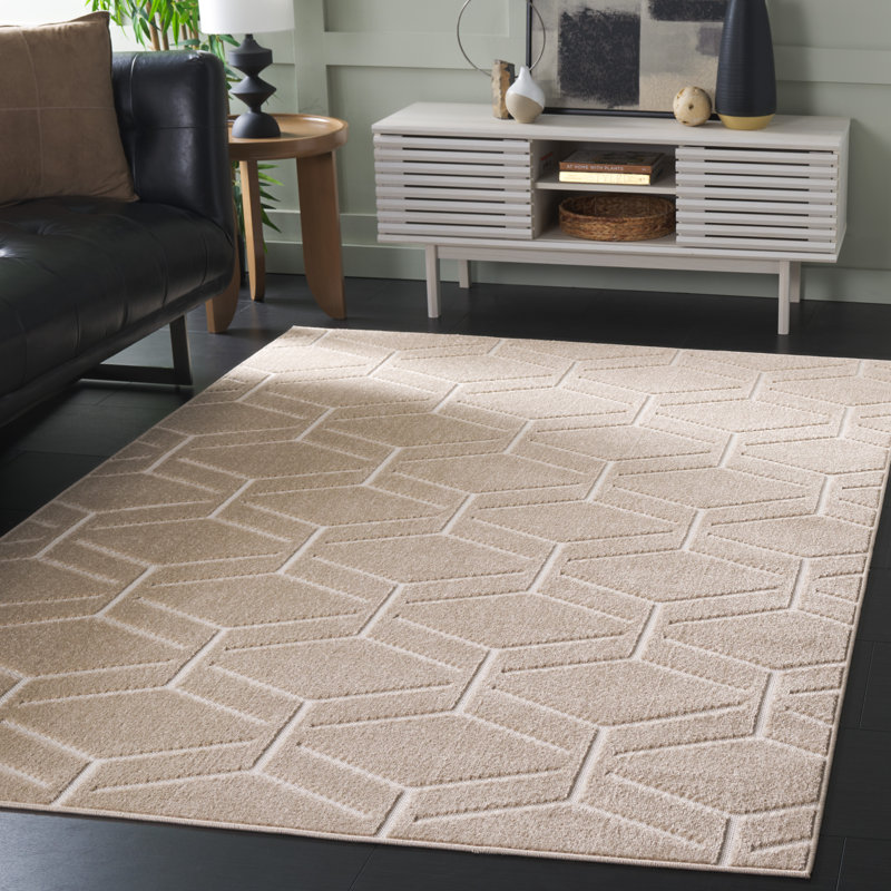 Mehinder Performance Geometric Rug, Rectangle 5'3" x 7'6"