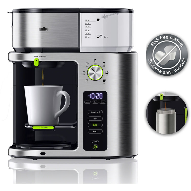 Braun Coffee Maker - Toys - White KL5855 » Fast Shipping