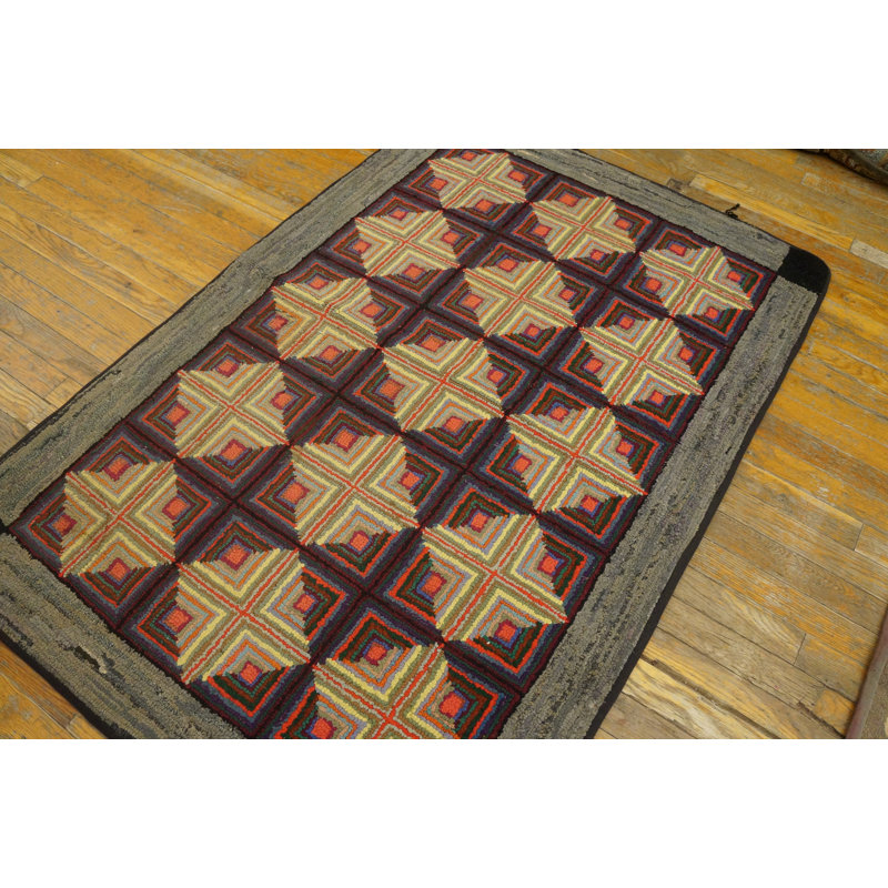 Tapis crocheté One-of-a-Kind American