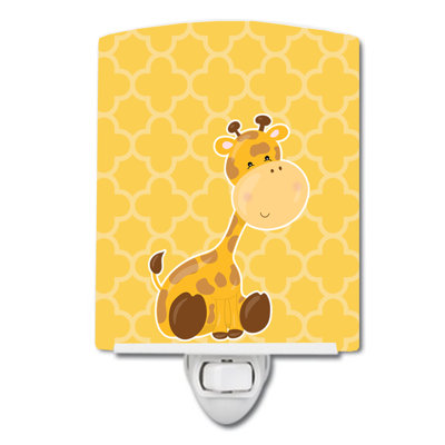 Éclairage de nuit en céramique giraffe