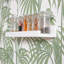Harbour Housewares - Floating Picture Ledge Wall Shelves - White - Set of 3-61828929-61894875