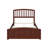  Amina Solid Wood Low Profile Standard Bed-467791868-467791840