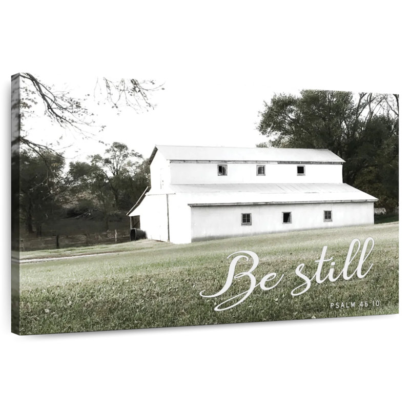 Lilie Be Still Barn, 32" H x 48" W