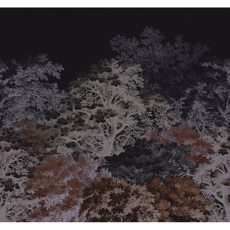 Superfresco Easy Forest Canopy Print To Order Fixed Size 2.8m x 3m Mural, Blue