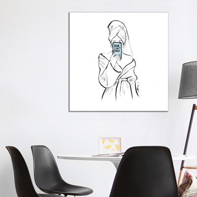 Shhhh by Alison Petrie - Wrapped Canvas Painting