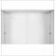 Armoire de rangement en métal durable avec 2 portes et 2 tablettes réglables pour l'espace de garage organisé