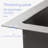 17"X19"X10" Single Bowl Undermount Kitchen Sink, 16 Gauge Sus304 Stainless Steel, 10 Inch Deep, Brushed Nickel Finish, Quiet And Hygienic Operation, Easy Drainage Design, Comes With Dish Grid Rack 17