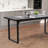 71" 6 People Wood Dining Table