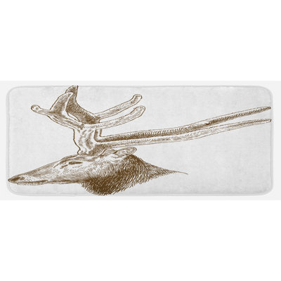 Rustic Polyester Kitchen Mat
