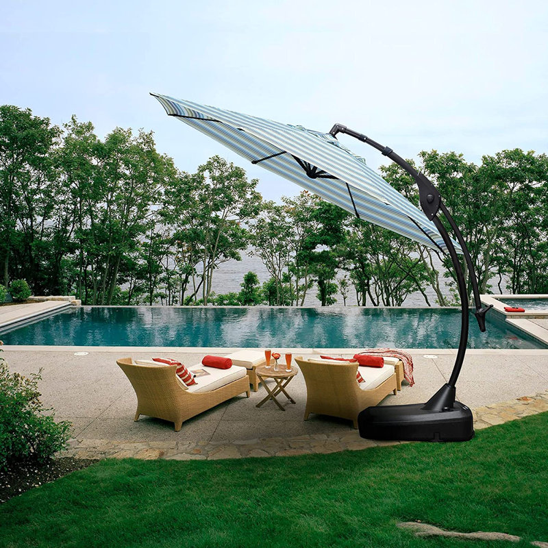 Parasol en porte-à-faux avec base Jackline