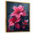 Toile avec cadre flottant or