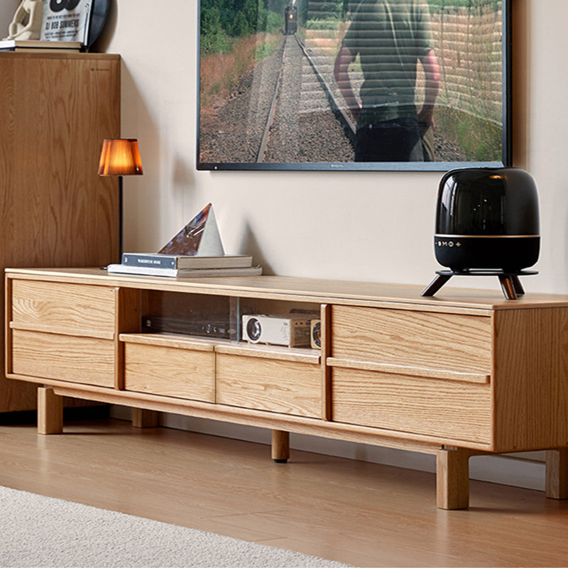 Meuble de rangement moderne et minimaliste pour meuble télé, H 19,17 po x l 94,65 po x P 13,86 po