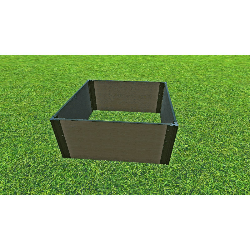 Jardin surélevé 4 pieds x 4 pieds, Brun foncé