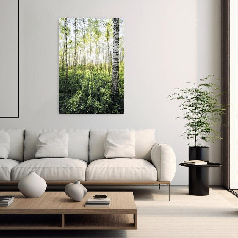 Impression d'art mural Birch Grove, 60" H x 40" W