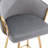Dardar Stools, with Chrome Footrest and Base /Golden Leg Simple Stool-1583930028-1587285854