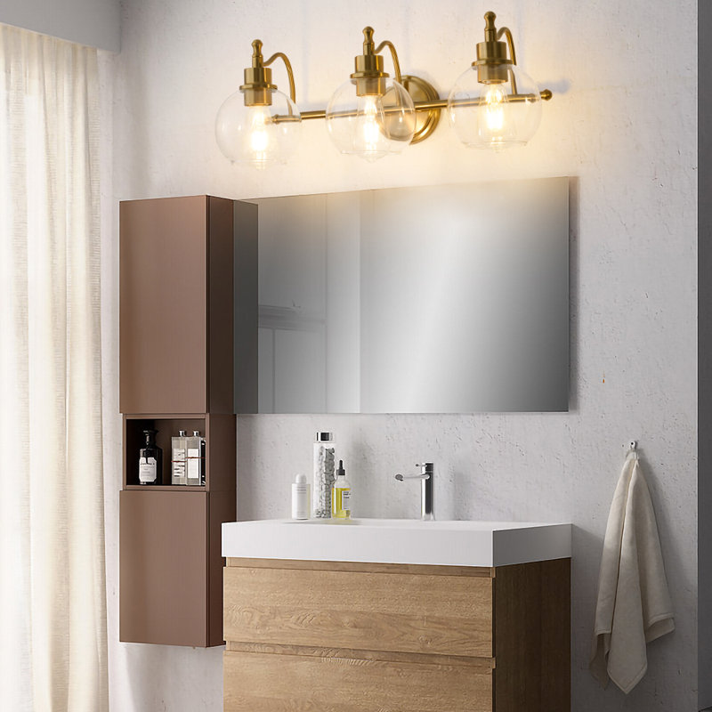 Kazanovicz 3 - Light Dimmable Vanity Light, Gold