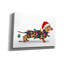  «Christmas Dachshund with Lights» par John Hovenstine, art mural sur toile, 60 po x 40 po