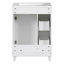 Armoire de meuble-lavabo 24 po avec lavabo en céramique, 2 tiroirs, 1 porte-106459407