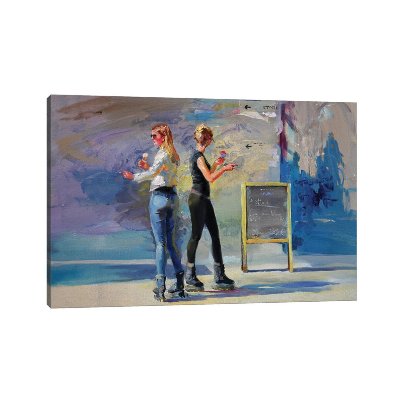 An Iceon Skates by Igor Zhuk - Wrapped Canvas Print, 20.32 cm H x 30.48 cm W