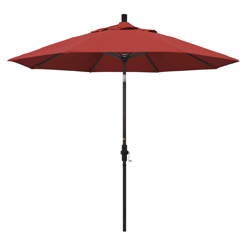 Parasol de marché 9 pi, Rouge - oléfine