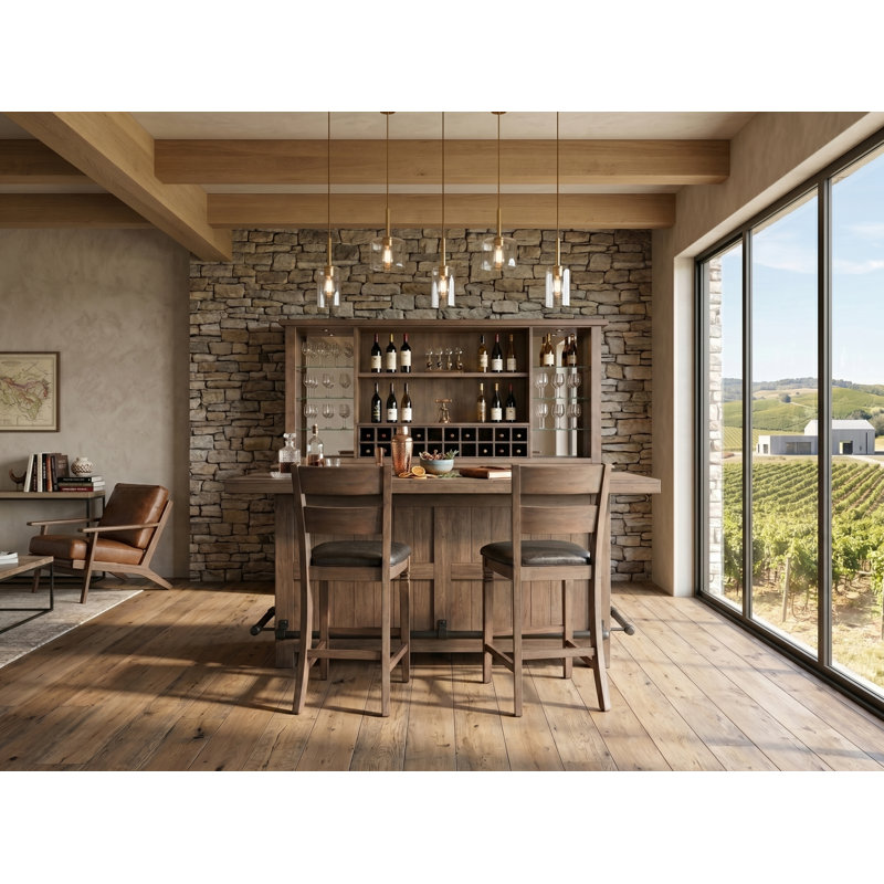 Gridley 80'' Home Bar, Buckskin