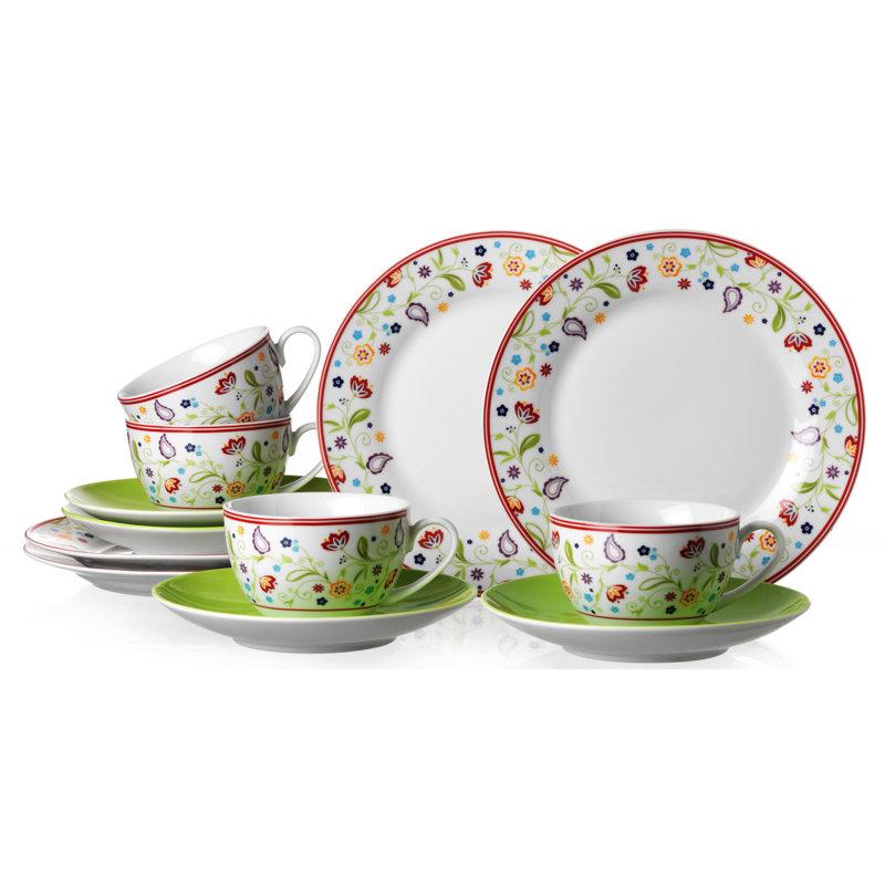 Piece Porcelain Dinnerware Set - Service for 4