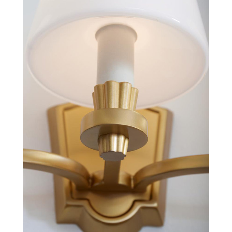 Paisley 3 - Light Vanity Light, Burnished Brass