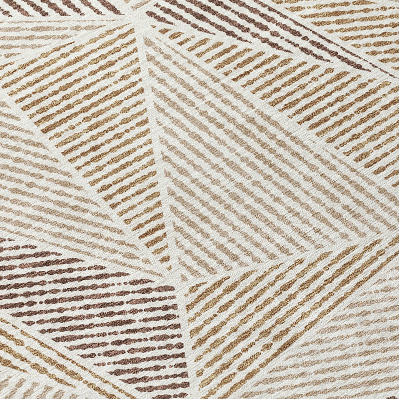 Tapis d'intérieur rond lavable 8 pi