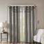 Knitted Jacquard Damask Total Blackout Grommet Top Curtain Panel(Only 1 Pc Panel)-501690461-501690454