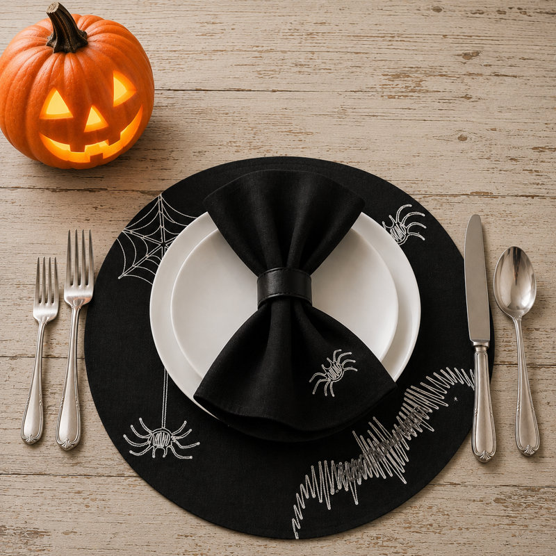 Napperon joyeux Halloween 16 po