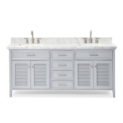 Ensemble de meuble-lavabo double 73 po Hamil