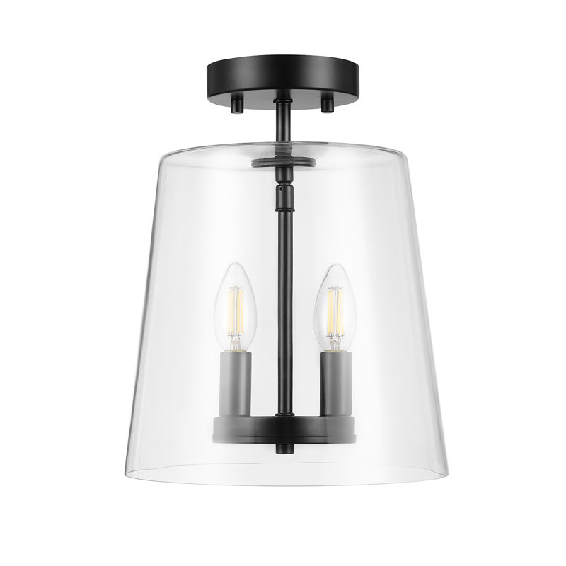Bynoe Glass Semi Flush Mount