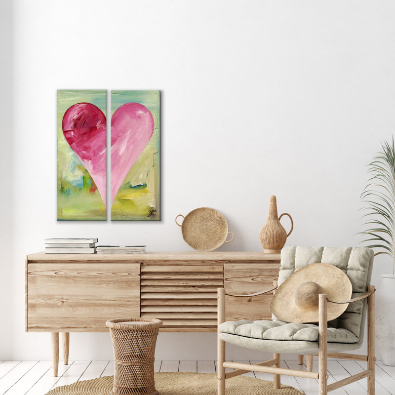 Mumbai par Salvatore Prinquente - ensemble de 2 reproductions sur toiles tendues, H 40 po x l 32 po x P 1,5 po
