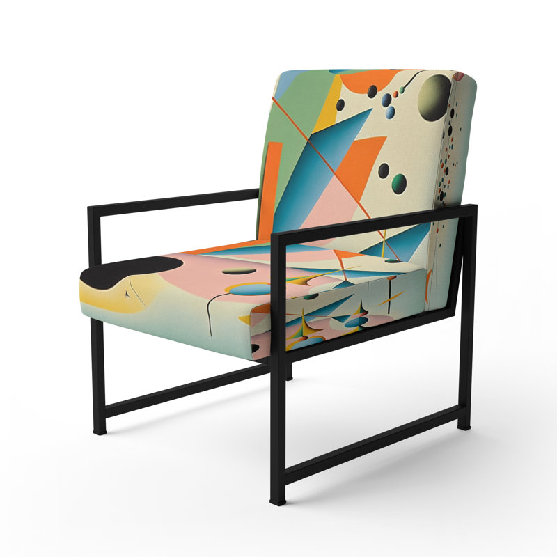 Chaise rembourrée Darron, Noir, noir, noir, noir