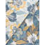Tapis intérieur / extérieur en polypropylène tissé à plat réversible Willson - bleu marine et jaune-88088550