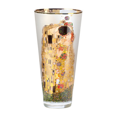 Gustav Klimt Handmade Glass Table Vase